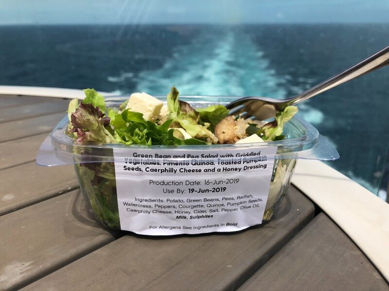 P&O Cruises salad from Grab & Go