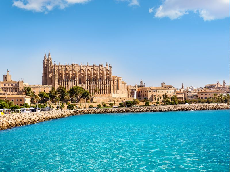 The landscape of Palma, Majorca