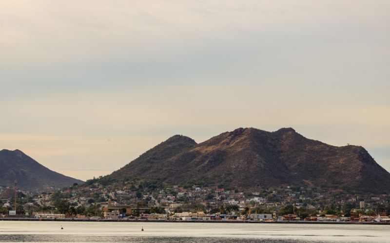 Panoramic view of the city of Guaymas, Mexico