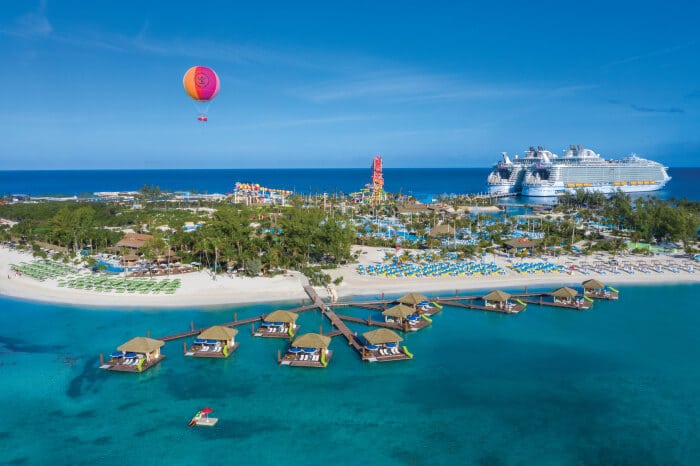 Oasis-class ships at Perfect Day at CocoCay
