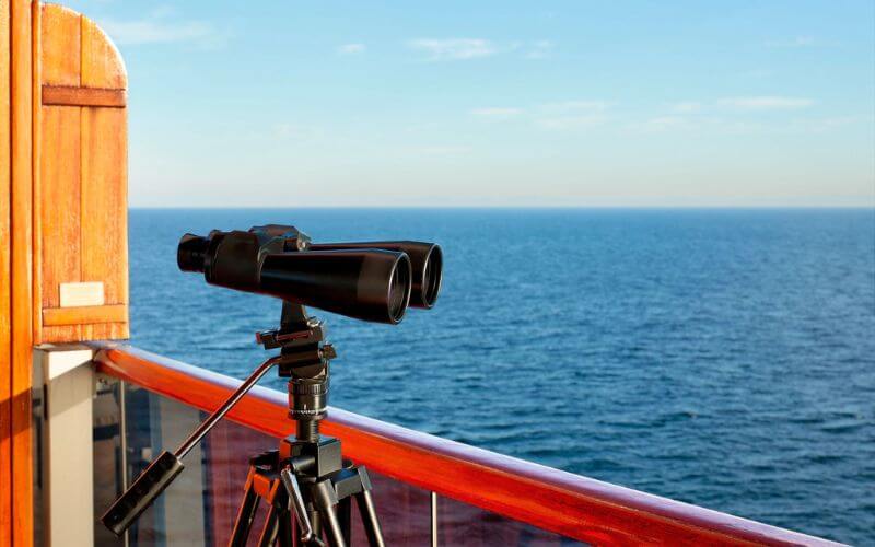 Pinnacle Suite binoculars on Holland America Line cruise ship