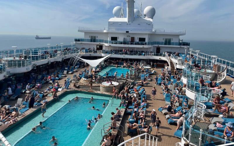 Lido Deck on Enchanted Princess