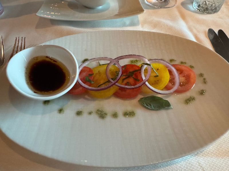 Posh salad on a cruise
