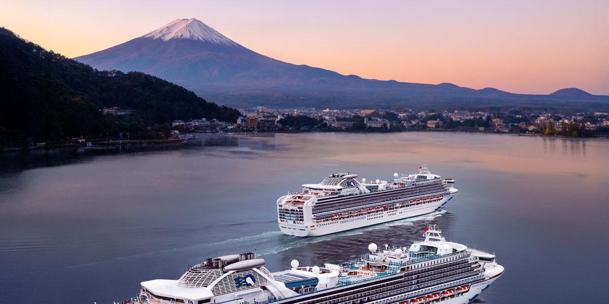 Princess Cruises ships in Asia