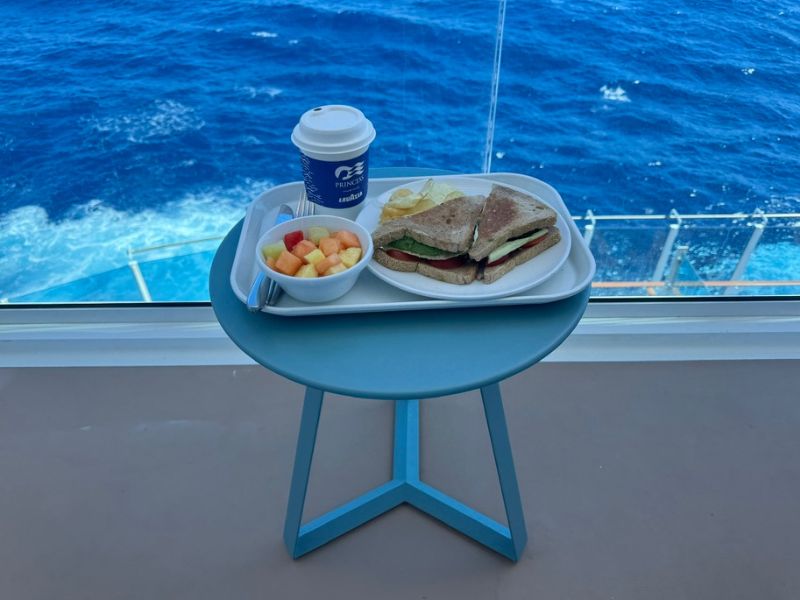 Princess Cruises room service