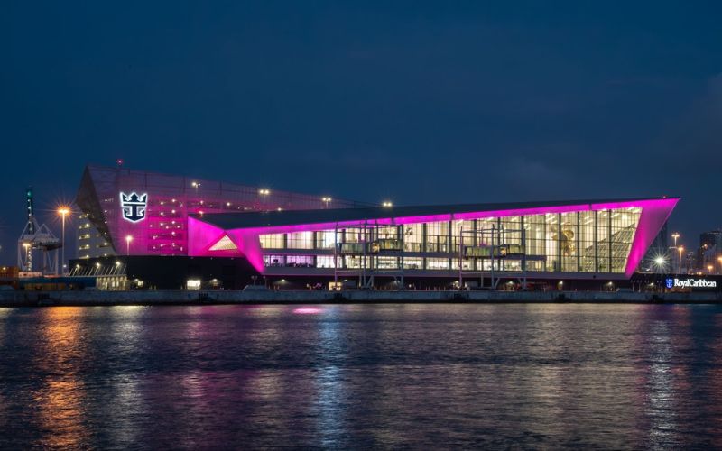 Royal Caribbean cruise terminal in Miami