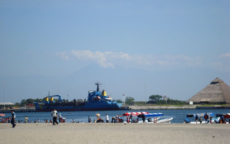 view of Puerto Chiapas