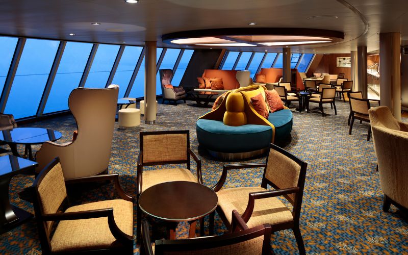 The interior of Concierge Club Lounge