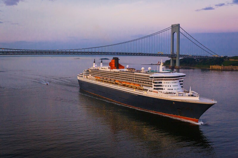 Queen Mary 2 is the fastest cruise ship