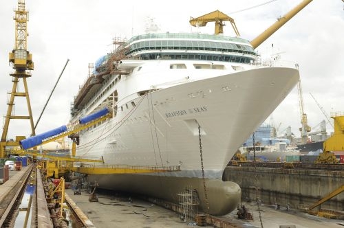 Rhapsody of the Seas bow