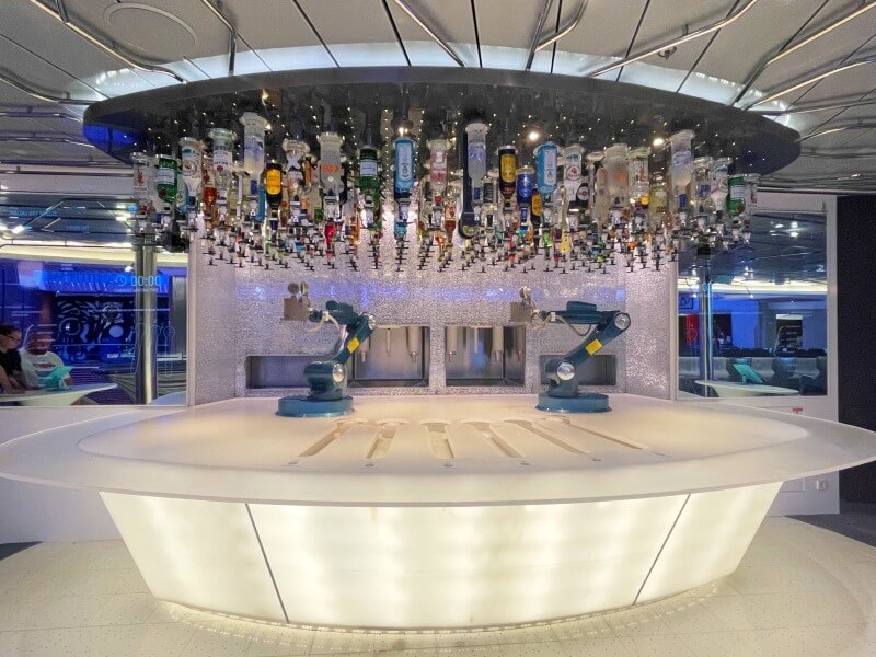 Royal Caribbean robot bartender