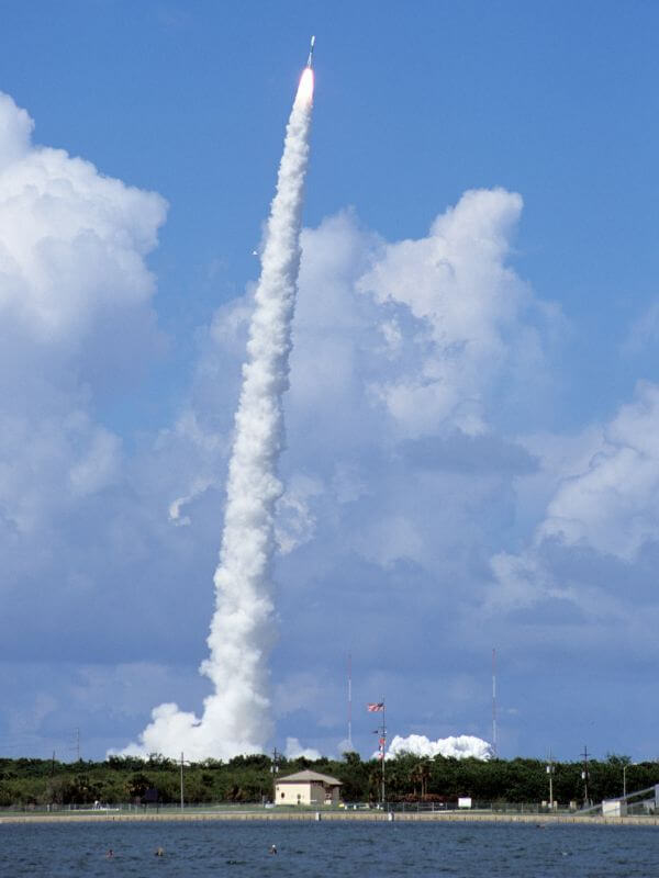 Rocket launch at Port Canaveral