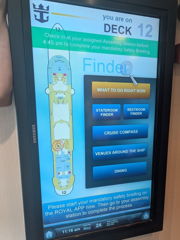 Royal Caribbean Ship Map