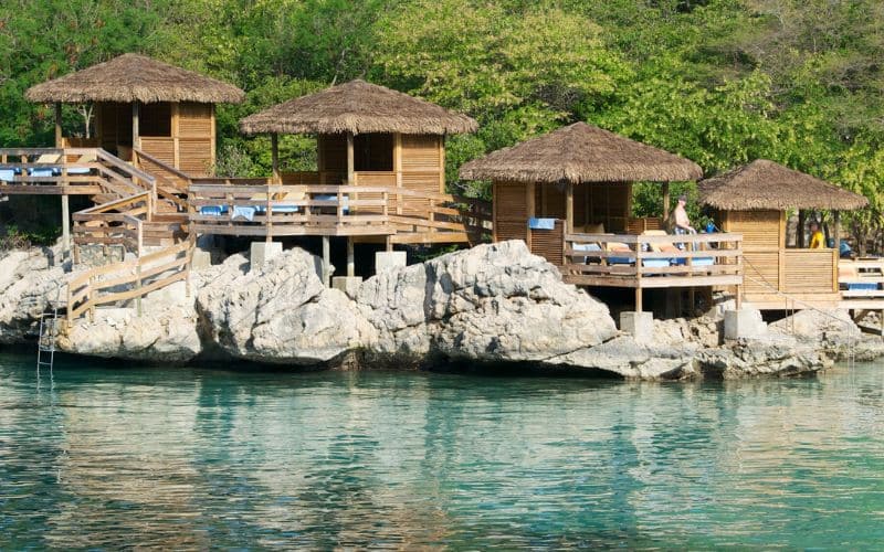 Royal Caribbean cabanas at Labadee, Haiti