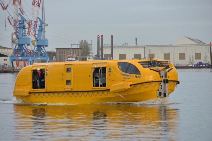 Royal Caribbean lifeboat