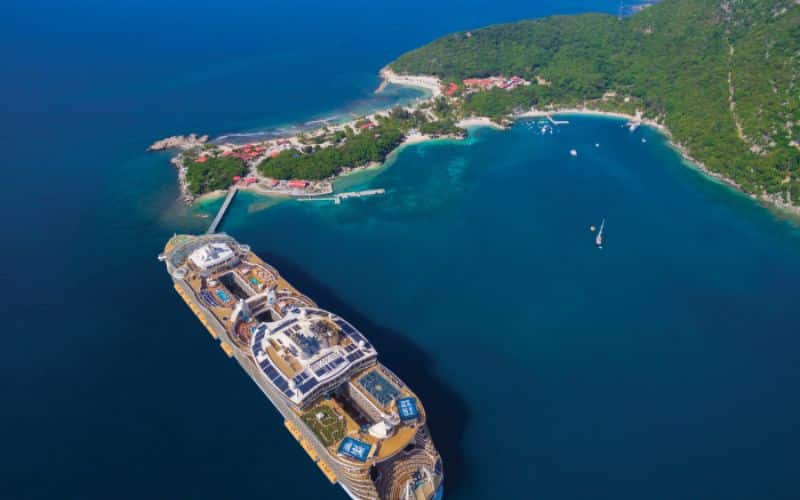 Royal Caribbean’s Allure of the Seas at Labadee, Haiti