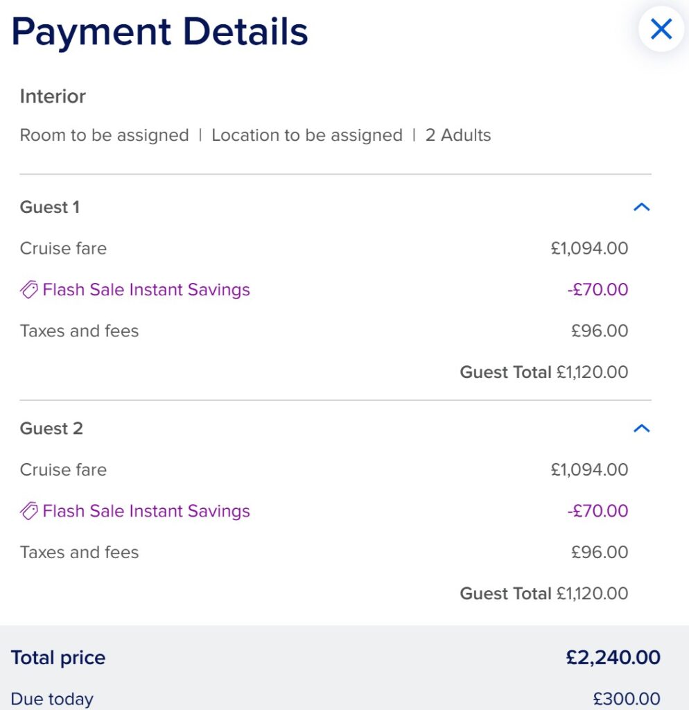 Royal Caribbean port fees
