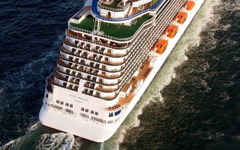 Aft Balconies on Royal Princess