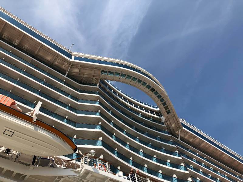 The SeaWalk on Royal Princess