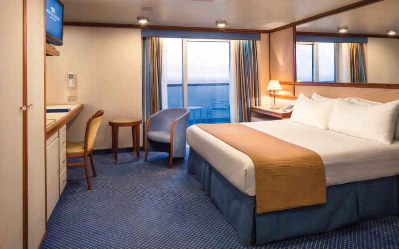 Ruby Princess room with balcony