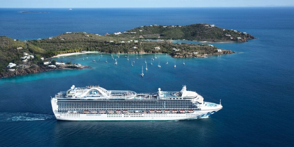 Ruby Princess in St. Thomas
