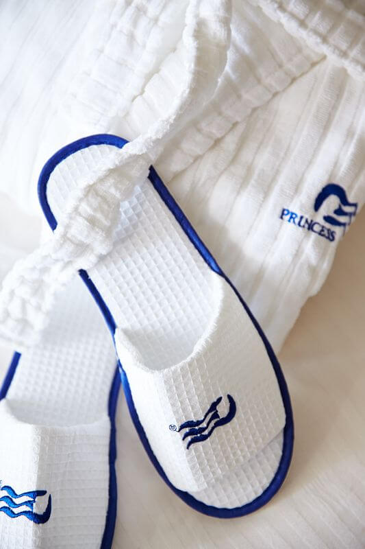 Princess Cruises Bathrobe and Slippers