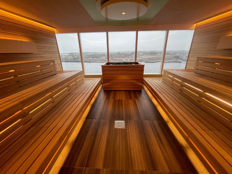 Sauna on Ambassador ship