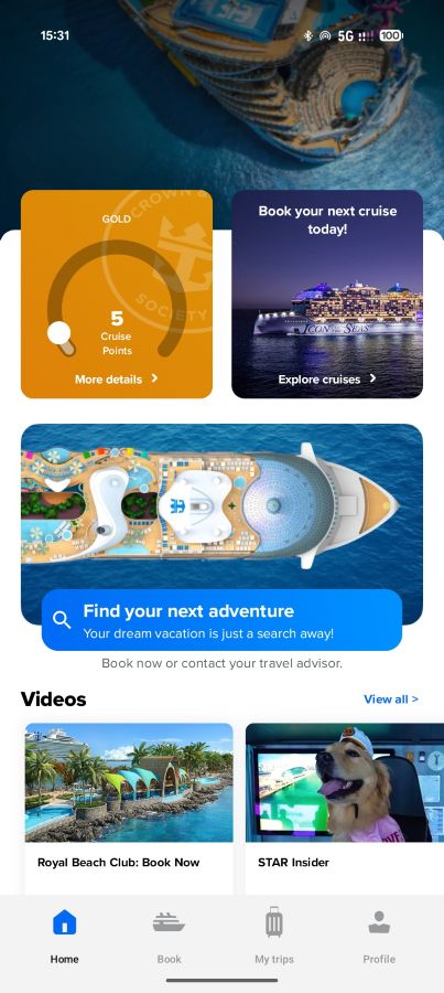 Royal Caribbean App