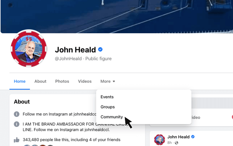 John Heald Facebook Community