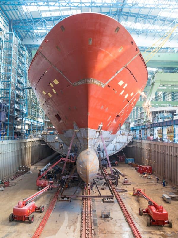 Spectrum of the Seas under construction