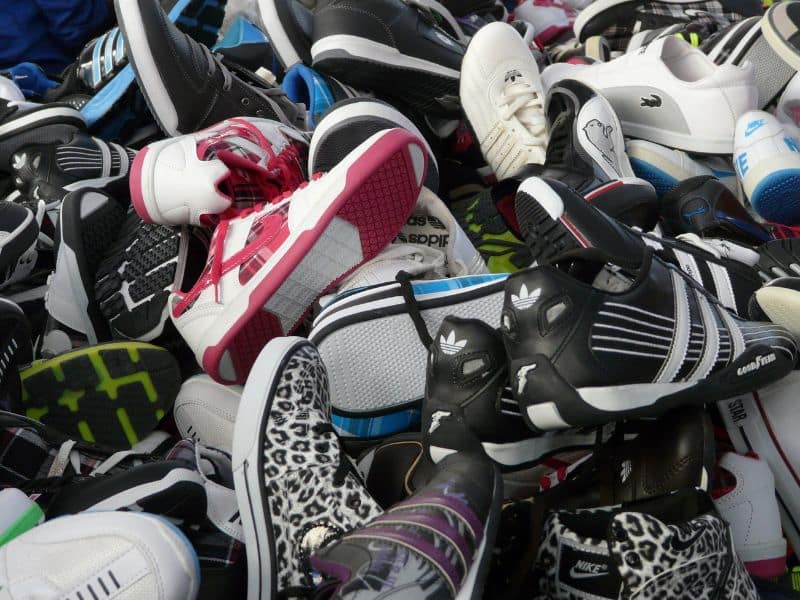 Shoes left on a cruise