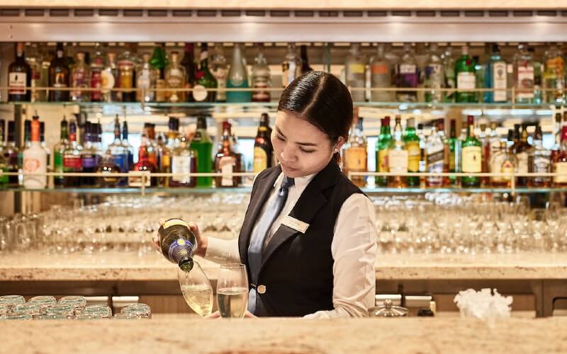 Silversea bartender