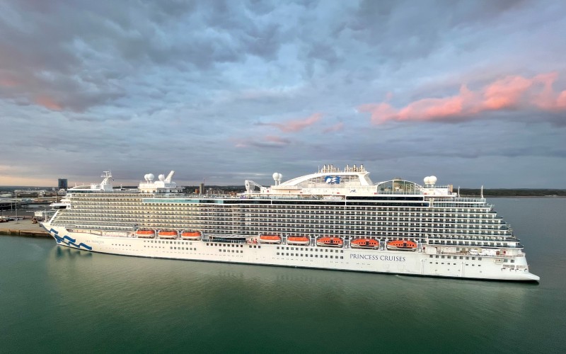 Sky Princess is one of three Princess ships sailing from the UK in 2023