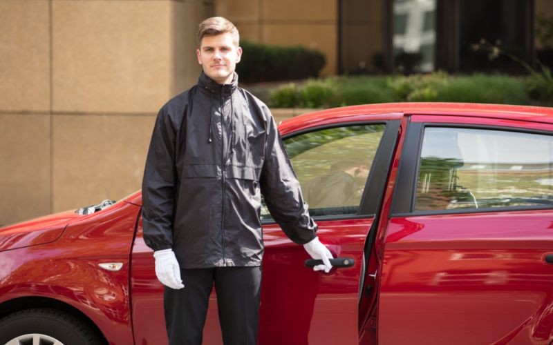 Valet parking at Southampton cruise terminal