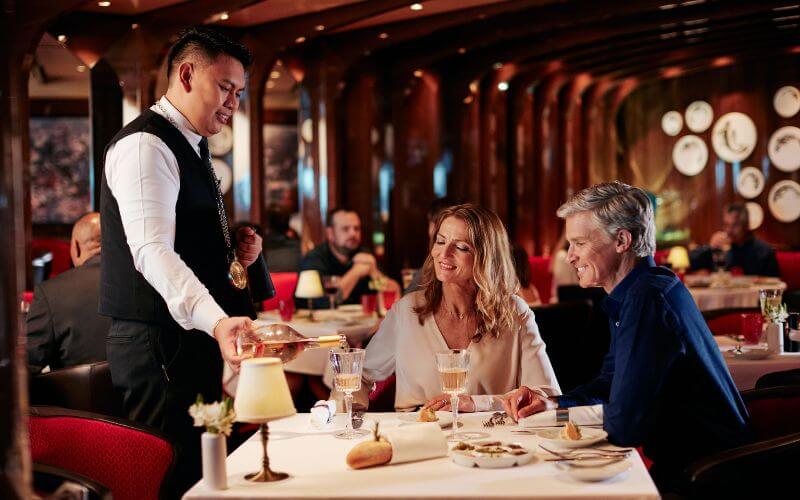 Specialty dining on Nieuw Statendam cruise ship