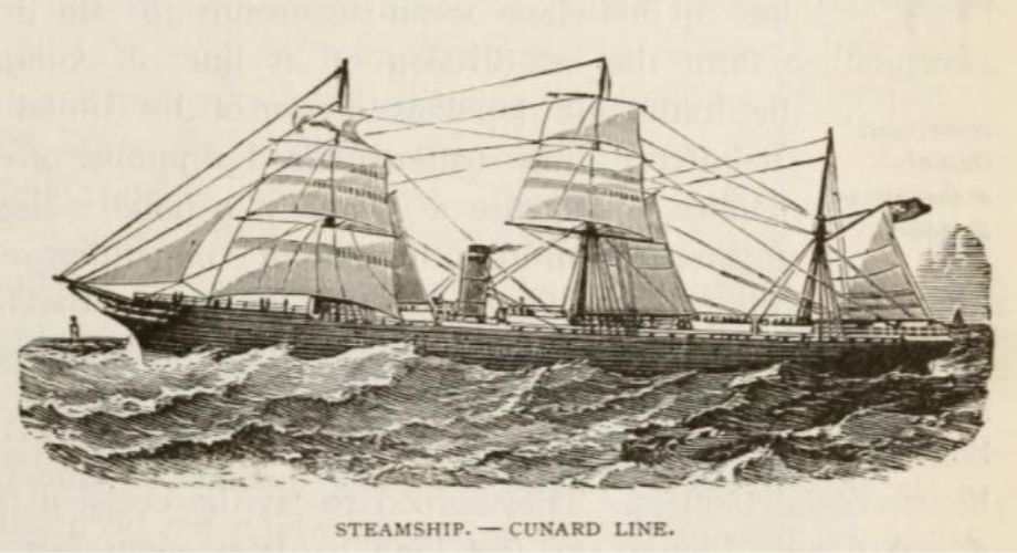 Cunard Steamship from 1878