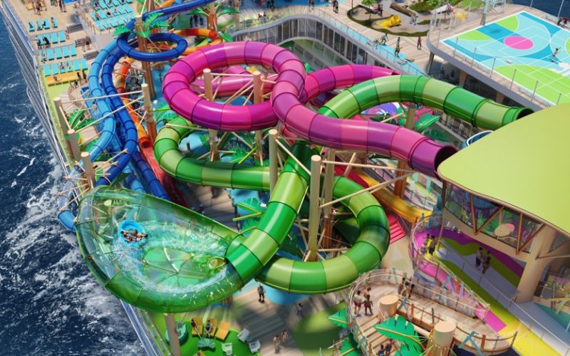 Storm Surge waterslide on Icon of the Seas
