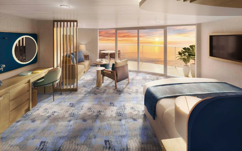 Sunset Corner Suite on Icon of the Seas