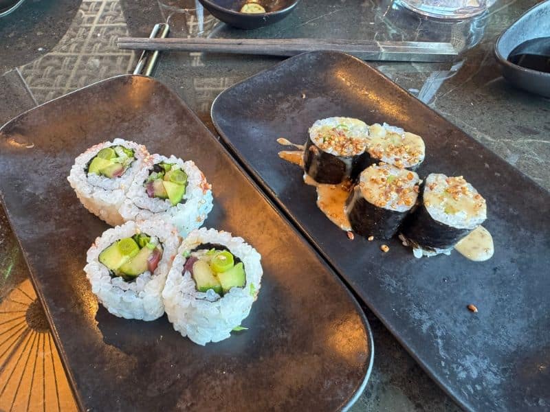 sushi at Sakura