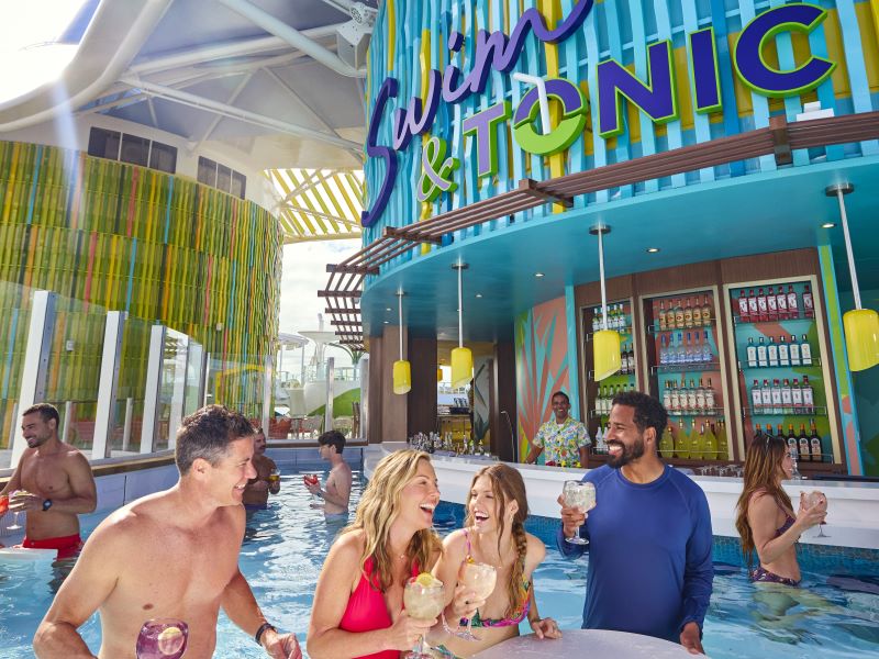 Swim and Tonic on Icon of the Seas
