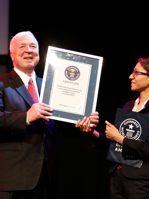 Viking river cruises Guinness World Record award