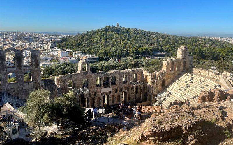 The Odeon of Herodes Atticus in Athens