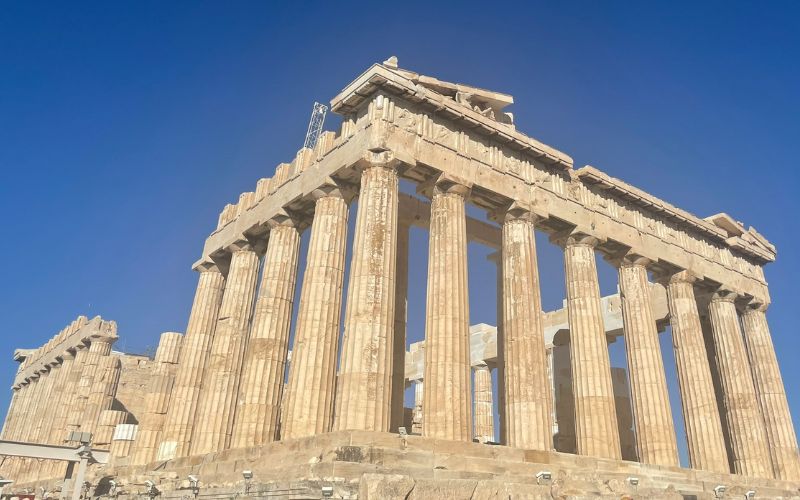 View of the Parthenon