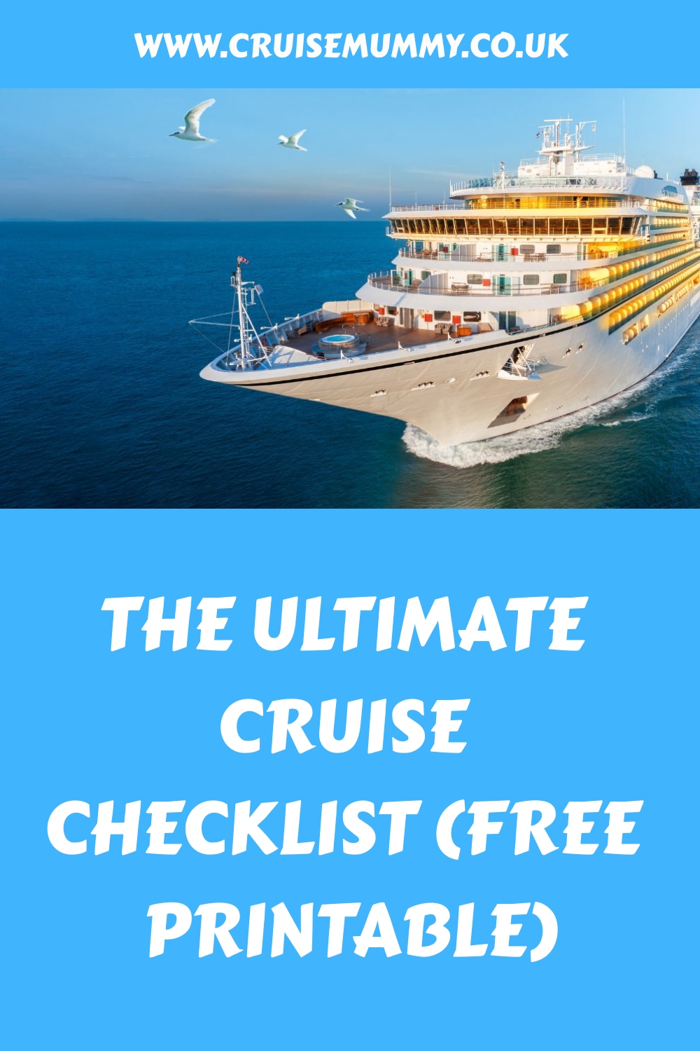 La lista de verificación definitiva para cruceros (imprimible gratis)