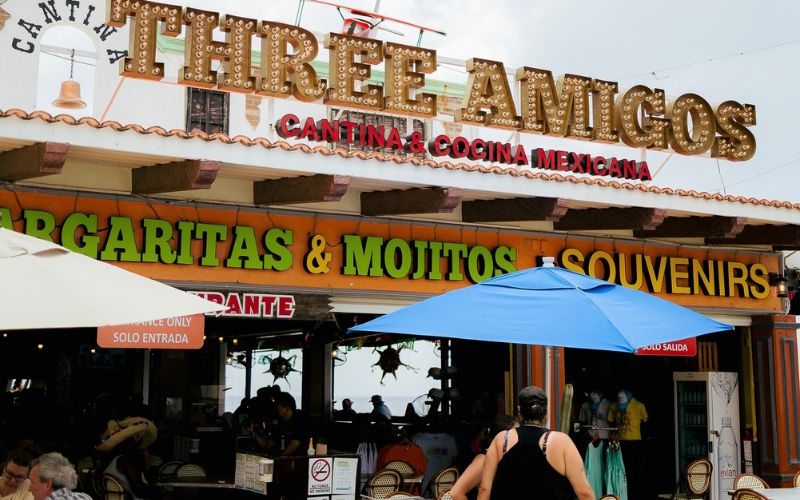 Three Amigos Restaurant in Cozumel