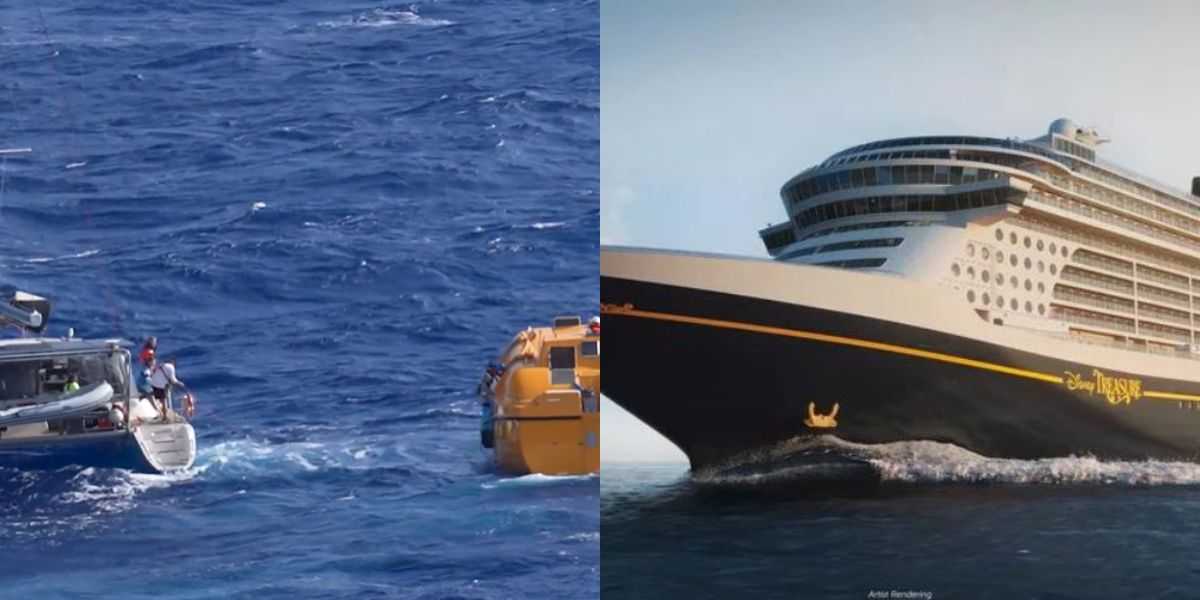 Disney Treasure Catamaran Rescue