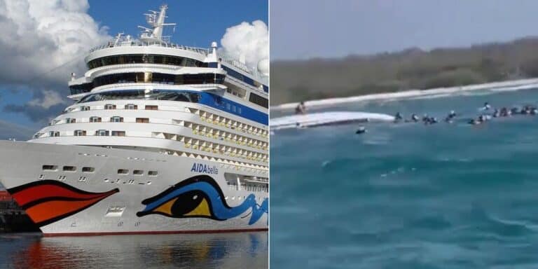 AIDAbella excursion boat capsizes