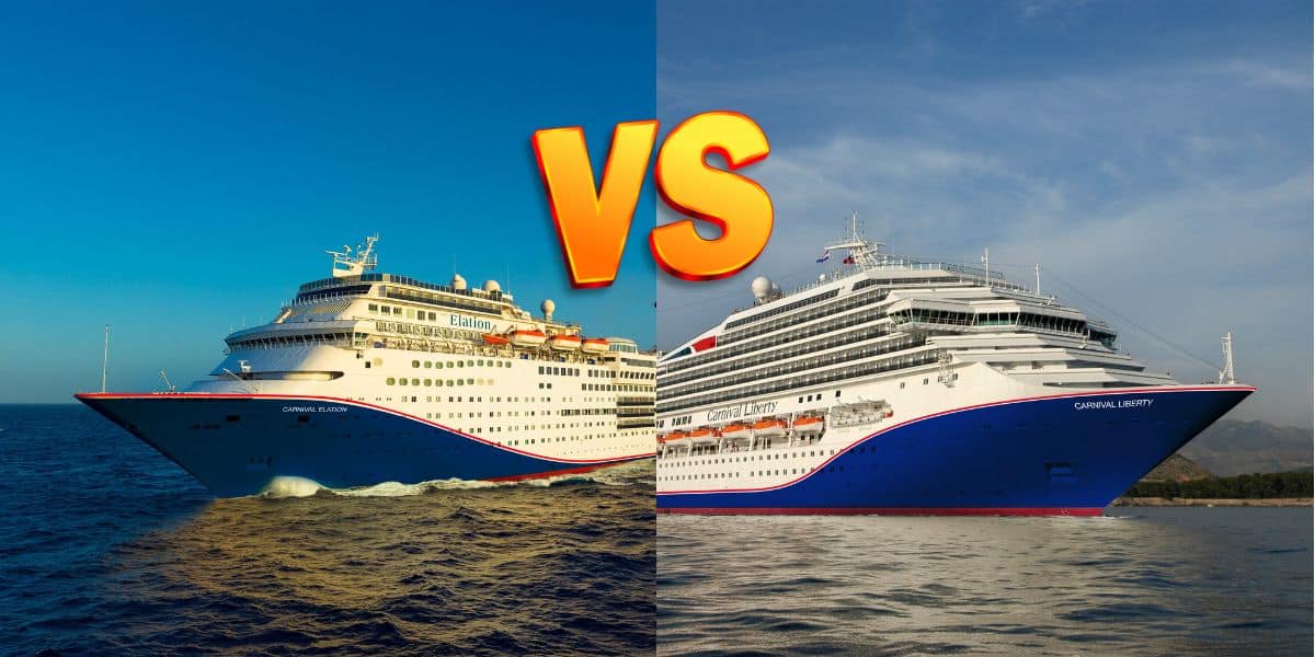 Carnival Elation vs Carnival Liberty