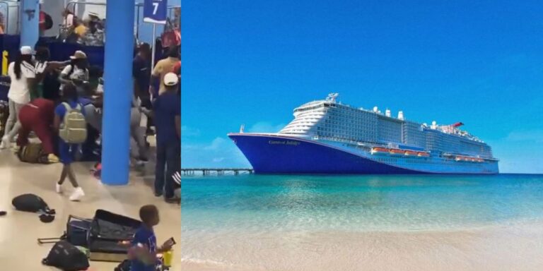 Carnival Jubilee port brawl