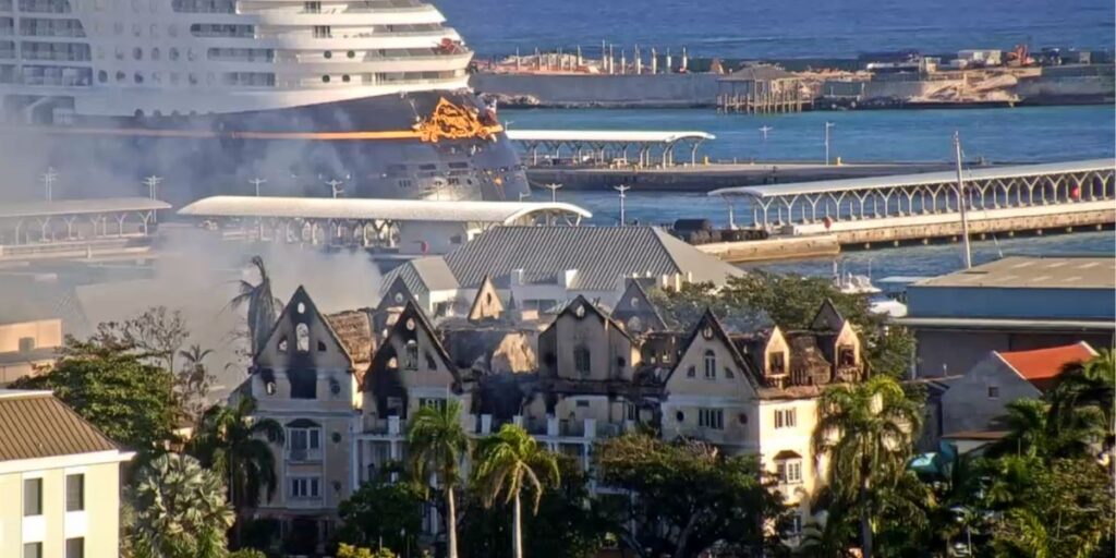 Nassau port fire